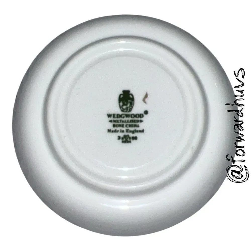 Wedgwood Metallised Bone China Made in England